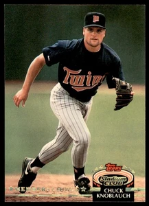 Club de béisbol 1992 Chuck Knoblauch Minnesota Twins #601 - Imagen 1 de 2