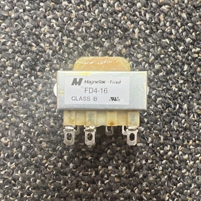 Magnetek FD4-16 115-230V 16VCT AT 0.4A Class B Quick Pack Transformer - Image 1 of 3