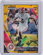 2021 panini prizm draft picks Devonta Smith gold ice prizm RC #101