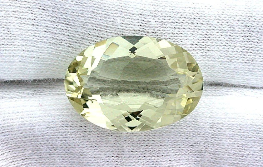 Piedra preciosa heliodoro berilo amarillo ovalada natural AAA 17,28 quilates EBS1491 Foto 1 de 1