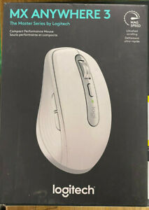 Logitech MX Anywhere 3 Wireless Bluetooth Fast Scrolling Mouse - Pale Gray 