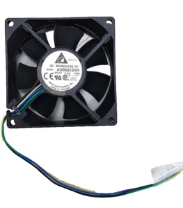 5PCS New Delta AUB0812VH Axial Fans 80x80x25mm 12V DC, SuperFlo, PWM 4 Wire - Picture 1 of 2