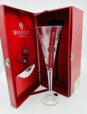 Waterford Crystal 12 Days of Christmas Partridge in a Pear Tree Flute New in Box