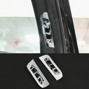 2P Chrome A Pillar Post Air Outlet Cover Trim For Jeep Grand Cherokee 2014-2018 - Picture 1 of 4