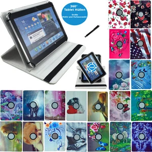 Universal Tablet Hülle 10 - 10.1 Zoll Tasche Schutzhülle Case 360° Cover Drehbar