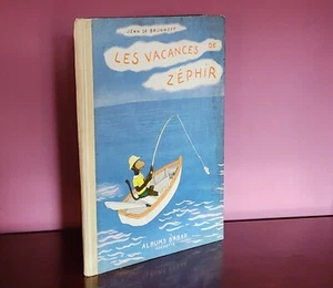 1936 TRUE FIRST FRENCH EDITION, LES VACANCES DE ZEPHIR BY JEAN DE BRUNHOFF - Imagen 1 de 20