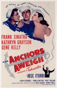 Anchors Aweigh (1945)_0 Movie Film Poster Canvas iconic design - Picture 1 of 9