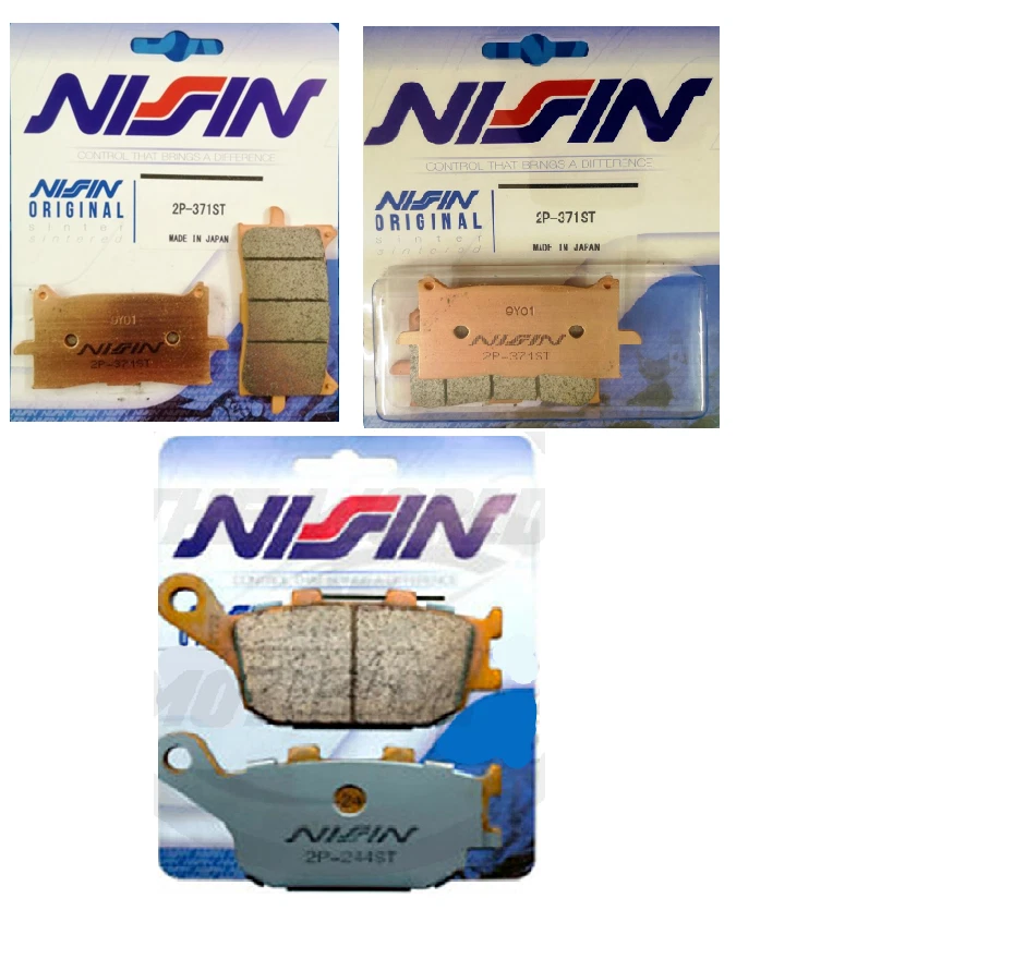 Paire / Plaquettes Honda NT 1100 2022 Frein Nissin Original Synthétisés Avant / - Photo 1/4