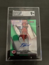 2019 BOWMAN'S BEST RECE HINDS AUTO GREEN REFRACTORS #B19RHI SGC 9  /99