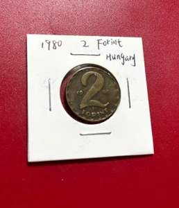 1980 2 FORINT HUNGARY COIN - NICE WORLD COIN !!! - Picture 1 of 2