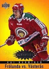 1997-98 Swedish Collectors Choice Crash the Game Silver #6 Kai Nurminen