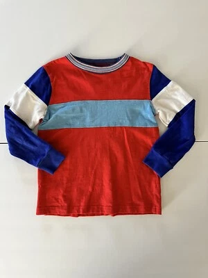 Camiseta Boden Roja/Blanca/Azul Rayas Manga Larga Talla 5-6Y Niño Juvenil Foto 1 de 4