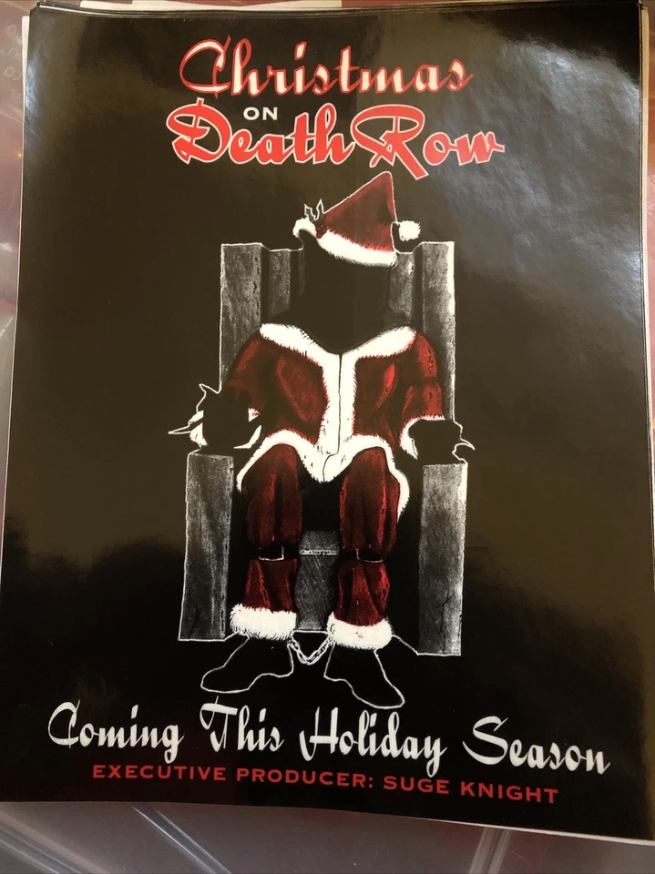 Memorabilia de Hip Hop Navidad en el Corredor de la Muerte Records Suge Knight Lote de 60 Raro Foto 1 de 4