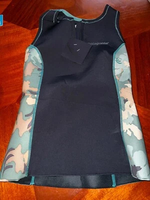 Traje de neopreno Patagonia Surf Top Cremallera delantera 8 NUEVO Foto 1 de 3