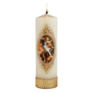 Saint Michael Candle Will and Baumer Devotional Candles 4-3/4 Inch H, Pack of 2 - Picture 1 of 1