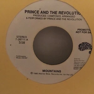 PRINCE & REVOLUTION Rock PROMO 45rpm Mountains - Bild 1 von 2