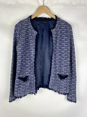 J. Crew ladies wool tweed blazer jacket size S - Image 1 of 4