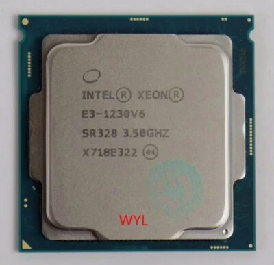 Intel Xeon E3-1230 V6 LGA1151 CPU Processor SR328 3.50 GHz Quad Cores - Image 1 of 4