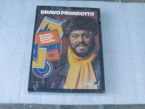Bravo Pavarotti 2 Cassette Box Set with Insert 1978 London Record NOS - Foto 1 di 8
