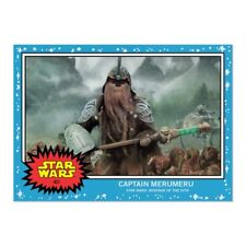 TOPPS STAR WARS LIVING SET CARD CAPTAIN MERUMERU #401 REVENGE OF THE SITH