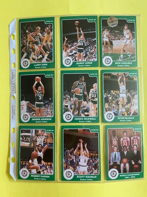 1984-85 Star Arena-Boston Celtics/HOF-Team Set-Bird/McHale/Ainge/Parrish & More - Image 1 of 4