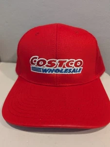 Costco Red Trucker Hat W/ Full Color Logo - Picture 1 of 2