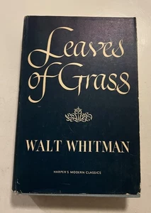WALT WHITMAN / LEAVES OF GRASS / Dust Cover /Harpers Modern Classics /1950 HC - Bild 1 von 13