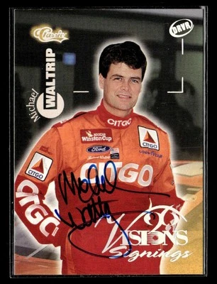 1996 Classic Visions Signings Michael Waltrip Silver Autograph Auto /285 Y4938 - Image 1 of 2