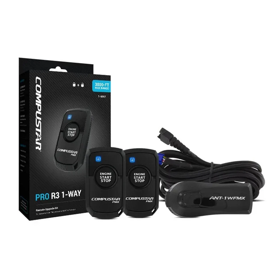 Compustar RF-P1WR3-FM PRO 4B 1-сторонний, диапазон 3000 футов - б/у, открытая коробка - Изображение 1 из 1