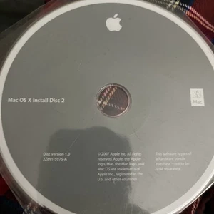 Vintage 2005 Apple Mac OS X Install Disc 2 Disc Version 1.0 - Picture 1 of 1