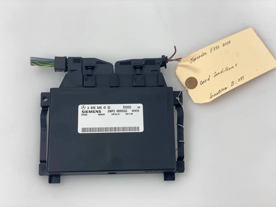 2003-2006 MERCEDES-BENZ E350 TCM TRANSMISSION CONTROL MODULE 035 545 41 32 OEM - Image 1 of 4