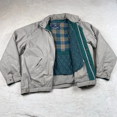 Chaqueta forrada vintage solo para miembros para hombre XXT alta cremallera completa guardada con capucha acolchada Foto 1 de 4