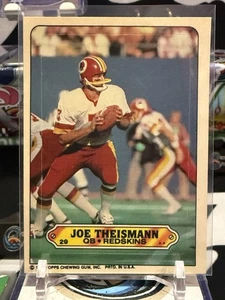 1983 Topps Football Sticker #29 Joe Theismann Redskins  JH 13i - Picture 1 of 2