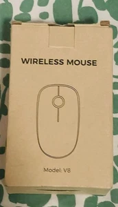 V8 Wireless Gaming Mouse 6-Button RGB LED Rechargeable USB for PC Laptop Mac - Picture 1 of 2