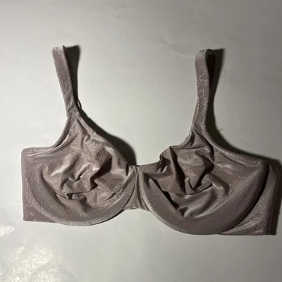 Sujetador con aros Lilyette 0455 floral blanco minimizador sin relleno talla 40DD para mujer Foto 1 de 3