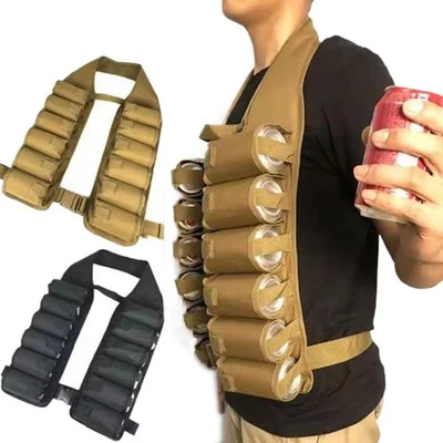 Multi-pockets Beer Drinking Vest 12Pockets Beer Storage Vest Soda Drink Vest ﻿ - image 1 of 4