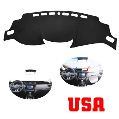 For Nissan X-trail T32 X Trail 14-20 Car DashMat Leather Dash Mat Dashboard Pad - Image 1 of 4