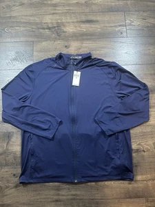 RLX Ralph Lauren Herren Gr.XXL blau Performance Tech Golf durchgehender Reißverschluss Jacke neu mit Etikett - Bild 1 von 4