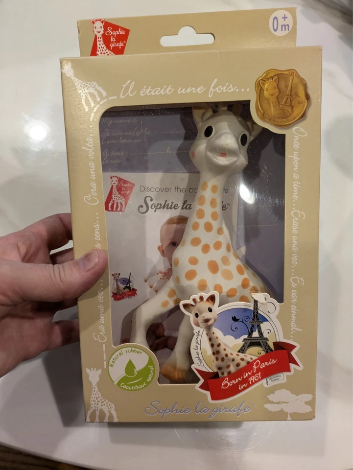 Juguete mordedor de goma natural Sophie The Giraffe La Baby  Foto 1 de 1