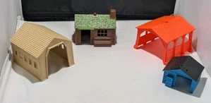 Vintage Mattel Preschool Motor Putt Putt Railroad Building 1972 Replacement Set - Picture 1 of 17
