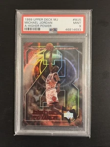 1999 Upper Deck Encore Michael Jordan A Higher Power MJ5 PSA 9 MINT - Afbeelding 1 van 2