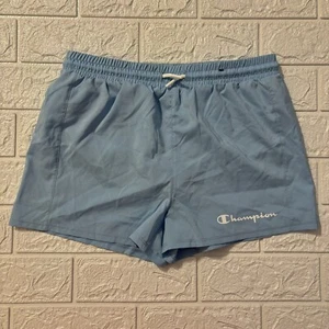 Champion Active Shorts Girls Size 14/16 Light Blue Lined Comfort - Picture 1 of 10