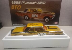New Signed Autographed Acme 1:18 Scale 1965 Plymouth AWB - UFO Part # A1806509