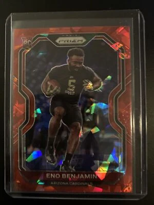 2020 Panini Prizm Eno Benjamin #324 Cardinals RC Red Ice Sp Invest  - Image 1 of 2
