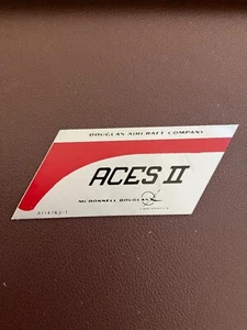 Aces II McDonnell Douglas Aircraft Co. Sticker/Fridge Magnet - Picture 1 of 3