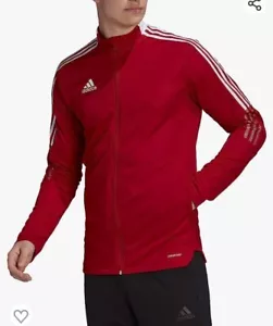 Adidas Tiro 21 Full Zip Track Jacket Red Men’s Size XL - Picture 1 of 4