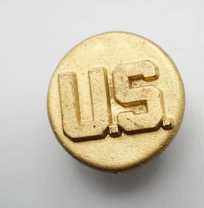 WWII Plastic Army U.S. Enlisted Collar Disc VERY RARE - Picture 1 of 2