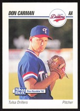 1992 SkyBox Team Sets AA   Don Carman #616 Tulsa Drillers