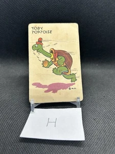 1937 WHITMAN MICKEY MOUSE OLD MAID CARD Toby Tortoise H - Picture 1 of 2