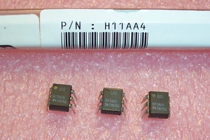QTY (10) H11AA4 QT OPTO 6 PIN DIP AC INPUT PHOTOTRANSISTOR / OPTOCOUPLER NOS - Picture 1 of 1